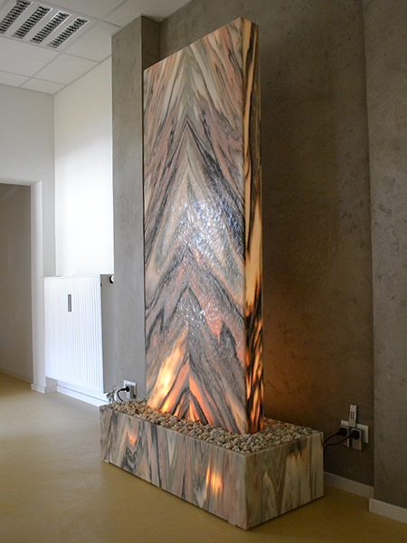 Lichtbrunnen Wasserwand Sölker Marmor Magnifica wasserwand-soelker-marmor240-2014-04