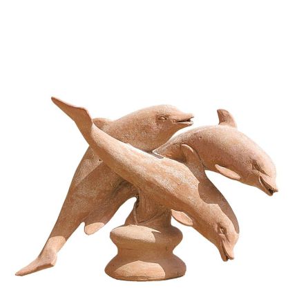 Terracotta Figur "Delphine"