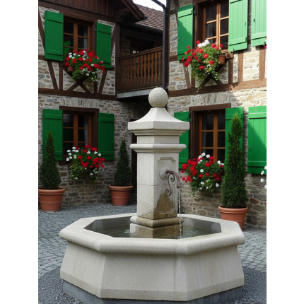 Französischer Antikbrunnen Gourdo