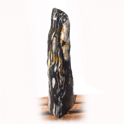 Black Angel Marmor Quellstein Poliert Nr 157/H 122cm