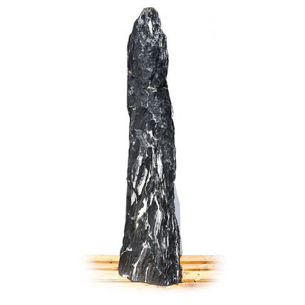 Black Angel Marmor Quellstein Natur Nr 180/H 190cm
