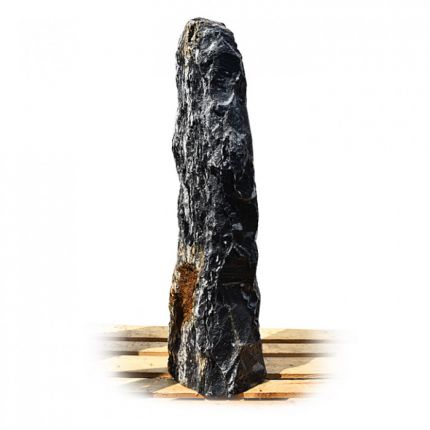 Black Angel Marmor Quellstein Natur Nr 187/H 131cm