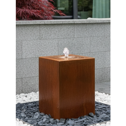 Cortenstahl Gartenbrunnen Modell Chelsea 30