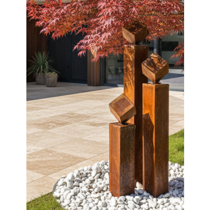 Cortenstahl Gartenbrunnen Norwich 100