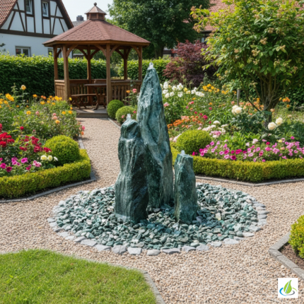 Quellsteinbrunnen 3er Set Lappland Green 120