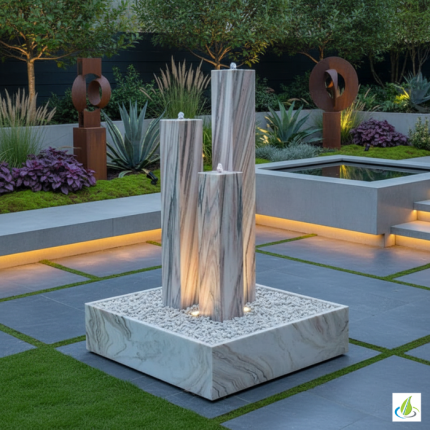 Terrassenbrunnen Sölker Marmor 3 Colors