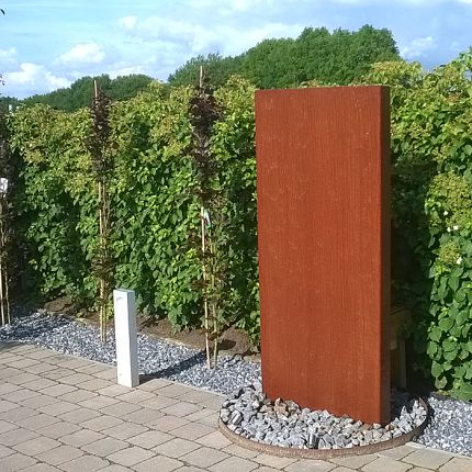 Garten Wasserwand Cortenstahl Modell Oxford 80