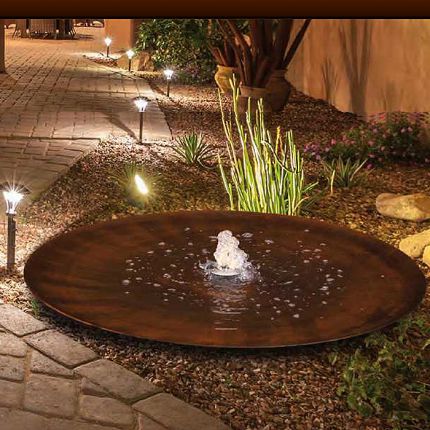 Cortenstahlbrunnen Wasserschale Aqua Bowl 120 M2 - Bild 04