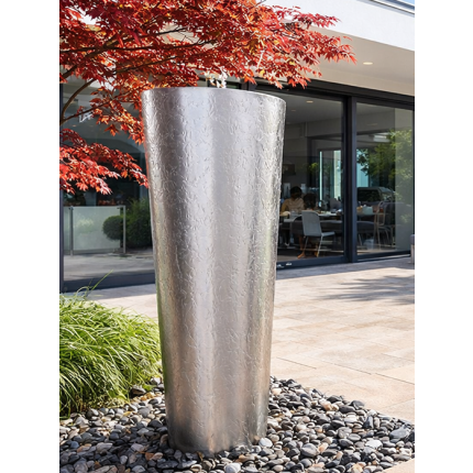 Edelstahlbrunnen Ellipse