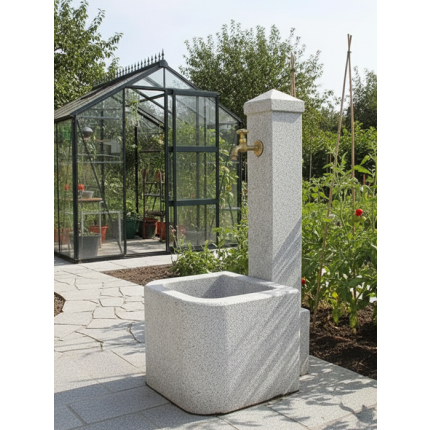 Gartenbrunnen Granitbrunnen Wasserentnahmestelle Sevilla