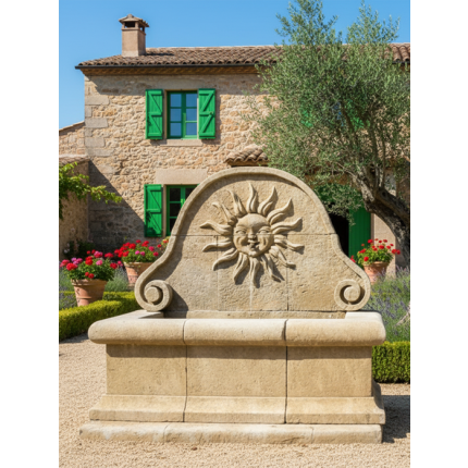 Naturstein Wandbrunnen Solei