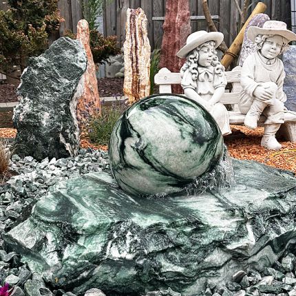 Schwimmender Kugelbrunnen Lappland Green Dm 40