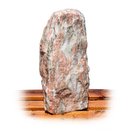 Norwegisch Pink Marmor Quellstein Nr 126/H 62cm