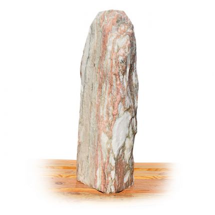 Norwegisch Pink Marmor Quellstein Nr 102/H 84cm