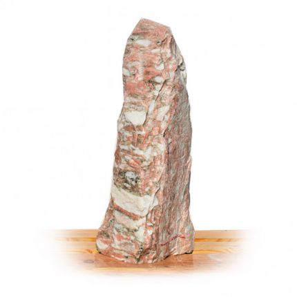 Norwegisch Pink Marmor Quellstein Nr 104/H 82cm