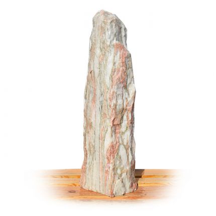 Norwegisch Pink Marmor Quellstein Nr 107/H 90cm