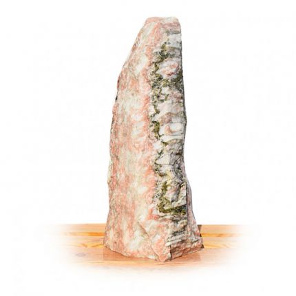 Norwegisch Pink Marmor Quellstein Nr 109/H 79cm