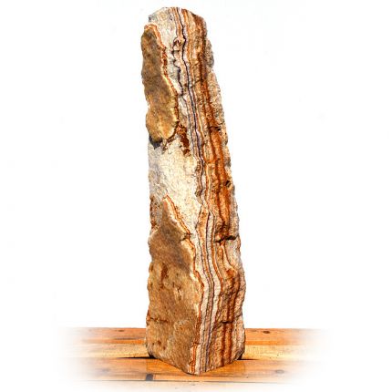 Onyx Marmor Natur Quellstein Nr 321/H132cm