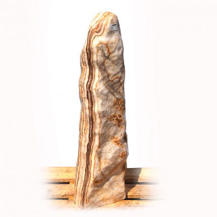 Onyx Marmor Poliert Quellstein Nr 221/H101cm