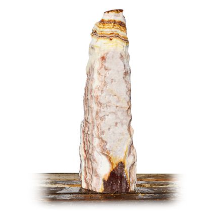 Onyx Marmor Natur Quellstein Nr 534/H 105cm
