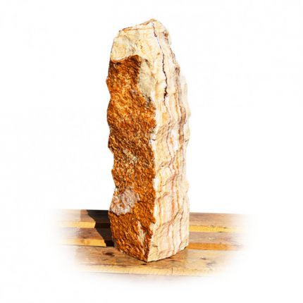 Onyx Marmor Natur Quellstein Nr 490/H69cm