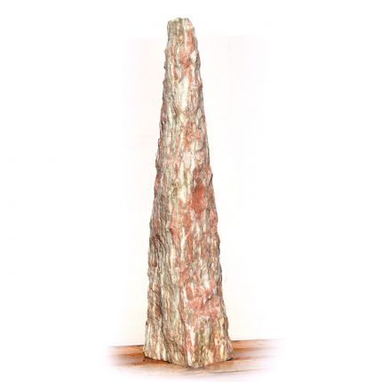 Norwegisch Pink Marmor Quellstein Nr 73/H 154cm