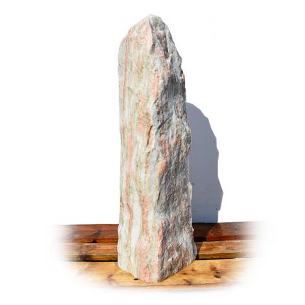 Norwegisch Pink Marmor Quellstein Nr 82/H 86cm
