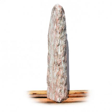 Norwegisch Pink Marmor Quellstein Nr 89/H 142cm