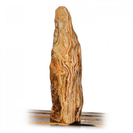 Onyx Marmor Poliert Quellstein Nr 374/H96cm