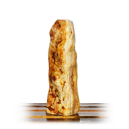 Onyx Marmor Poliert Quellstein Nr 377/H61cm