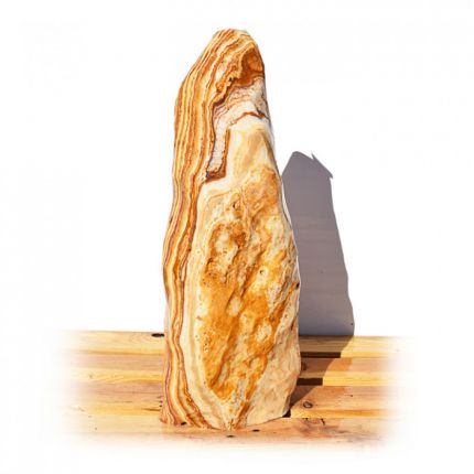 Onyx Marmor Poliert Quellstein Nr 469/H60cm