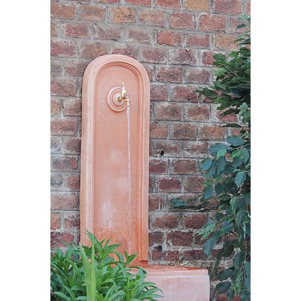 Terracotta Gartenbrunnen A Muro