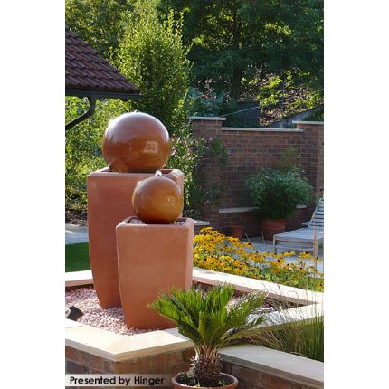 Terracotta Gartenbrunnen Fontana Olandese