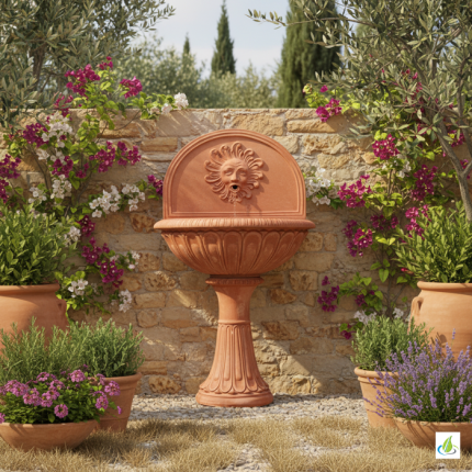 Terracottabrunnen Fontana Muro Comp