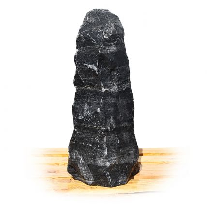 Tiger Black Marmor Quellstein Nr 113/H69cm