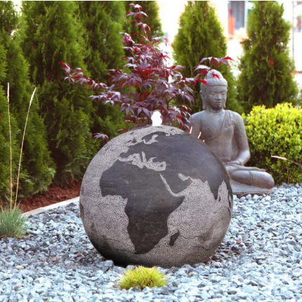 Gartenbrunnen Blaustein-Weltkugel 30 