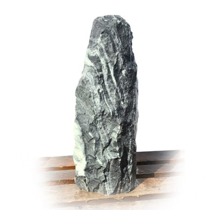 Tiger Black Marmor Quellstein ungebohrt, erhältlich als Quellsteinset bzw. Gartenbrunnen - Bild 1