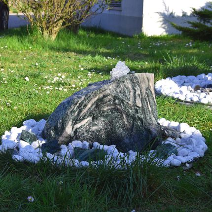Quellsteinbrunnen Lappland Green Findling 70