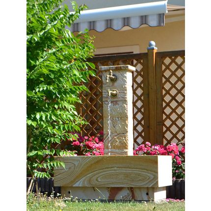 Sandstein Gartenbrunnen Merida